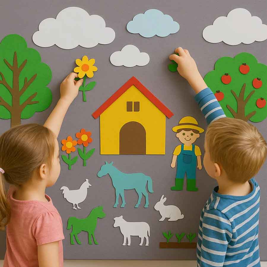 Veselé nástenky pre deti