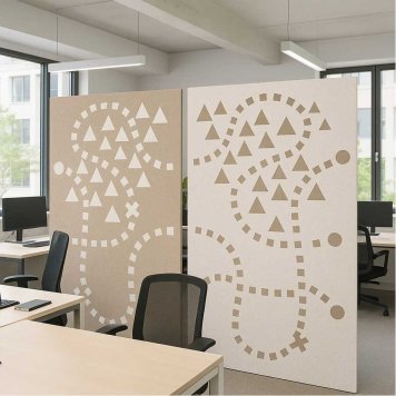 Plný Paravan vzor Frederika  zdobeny technikou "carved ART"