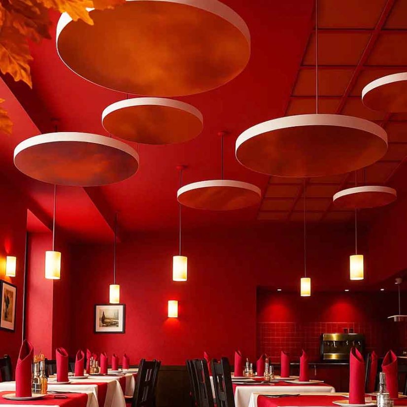 AKustické kruhy s potlačou