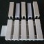 Felt line acoustic slats