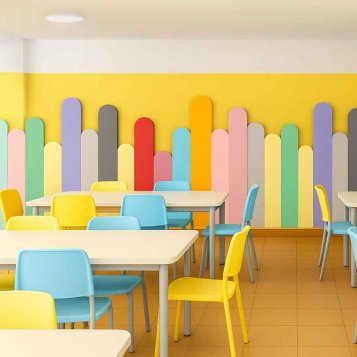 filcové dekoracie stien