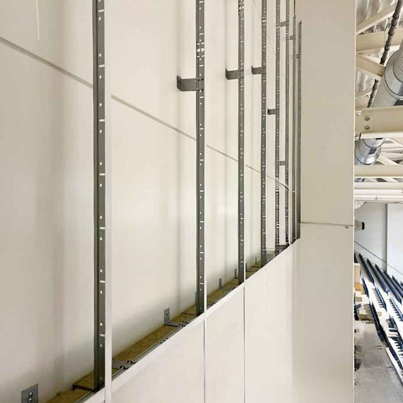 Akustický panel Industry- varianty - Rozmer panelu: 600x1000mm, Hrubka panelu: 50mm, Profily na montáž panelov: T 24 profil