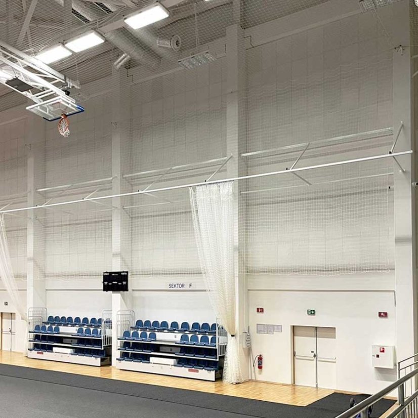 Panely Akustišport na stene športovej haly Zilina
