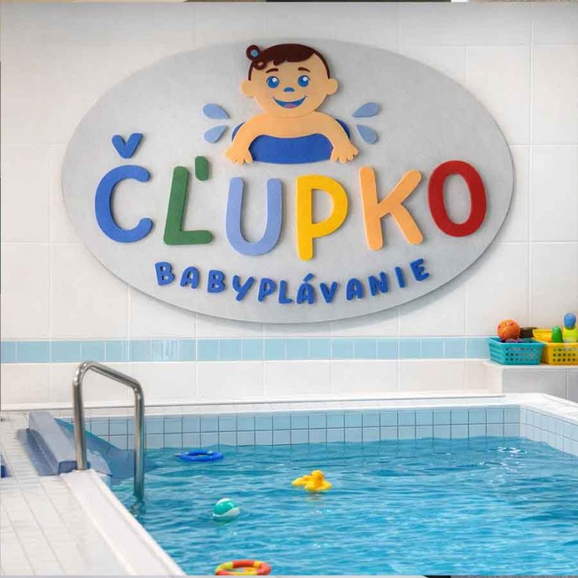 Filcové logo z rôznych farieb