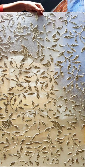 Dekorta vzor Sophi omietkova sklotapeta