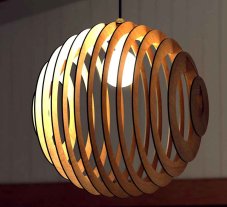 Felt ball luster