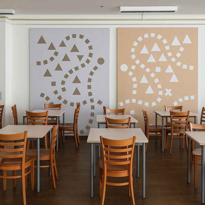 Závesný paraván a panel Frederika