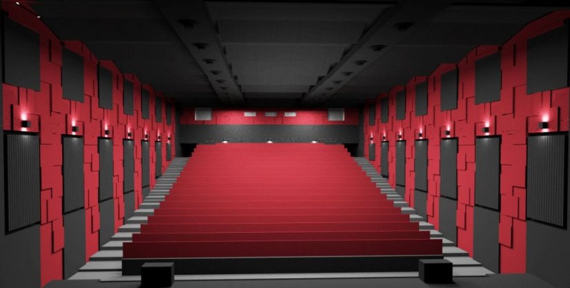 vizualizacia kulturneho domu Filakovo s panelmi Modular