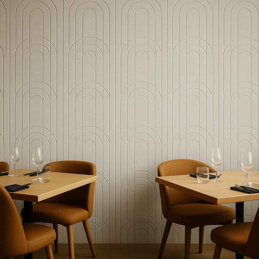 Frézovaný panel Ekosound V-cut vzor Roma