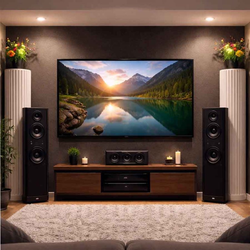 Basové valce v rohu kina