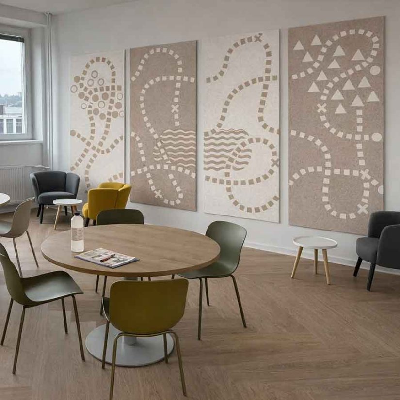 Panely carved wall vzor Frederika farby light Camel a Camel