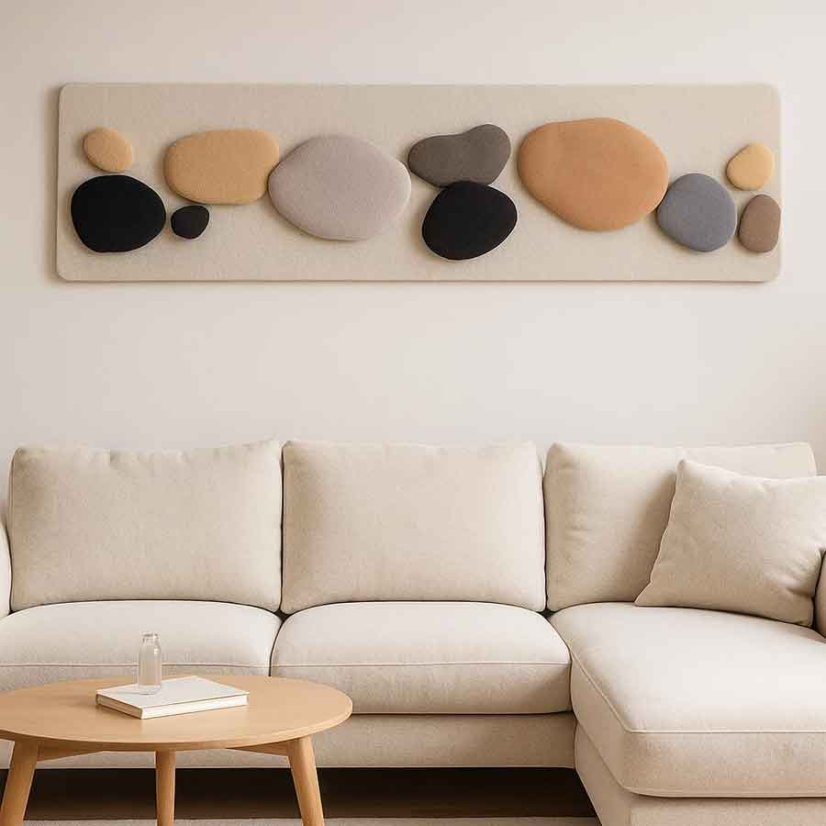 Pillow stone na filcovej podložke