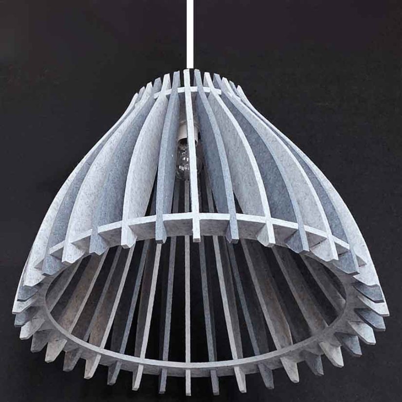 Felt umbrella - luster
