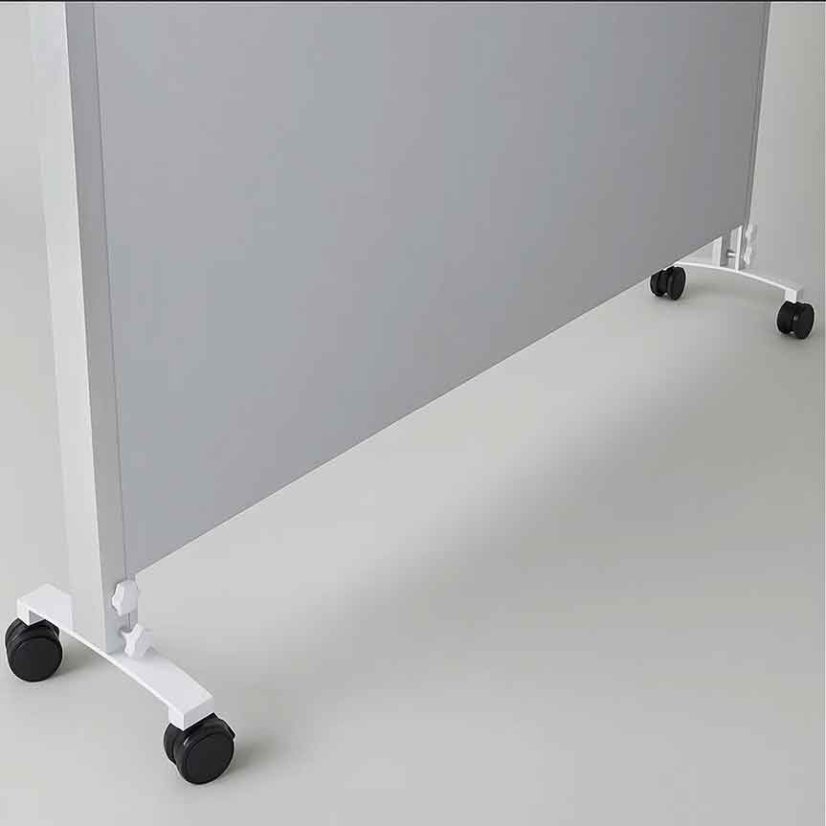 Nožičky B8 s kolieskami biele