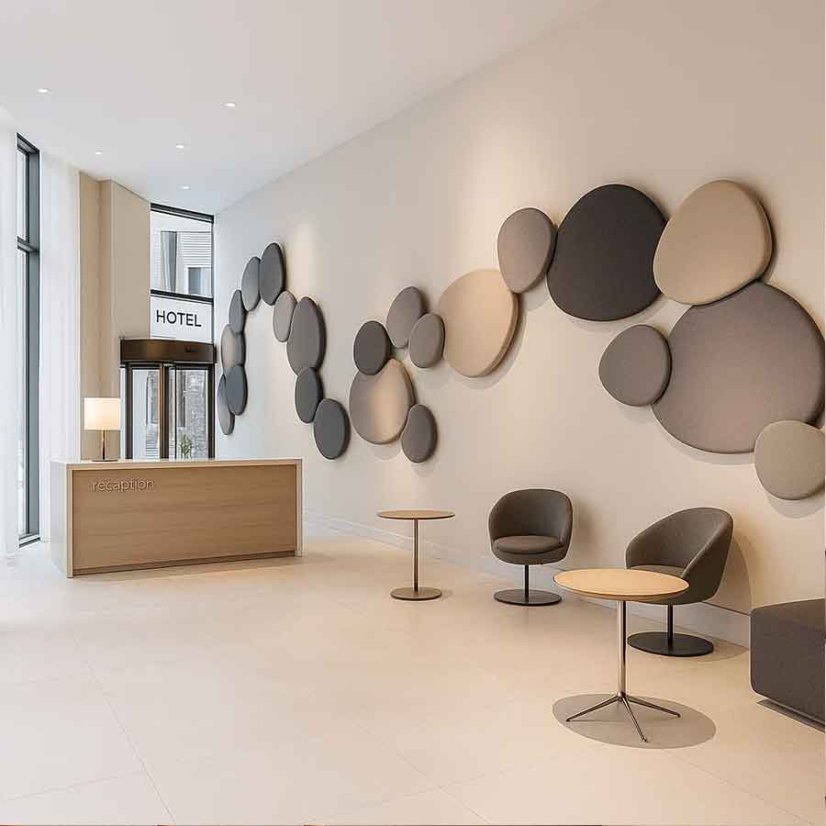 Pillow stone nepravidelné kamene lepené na stene