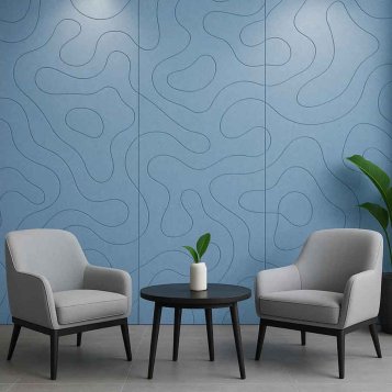 Frézovaný panel Ekosound V-cut vzor Dragoon