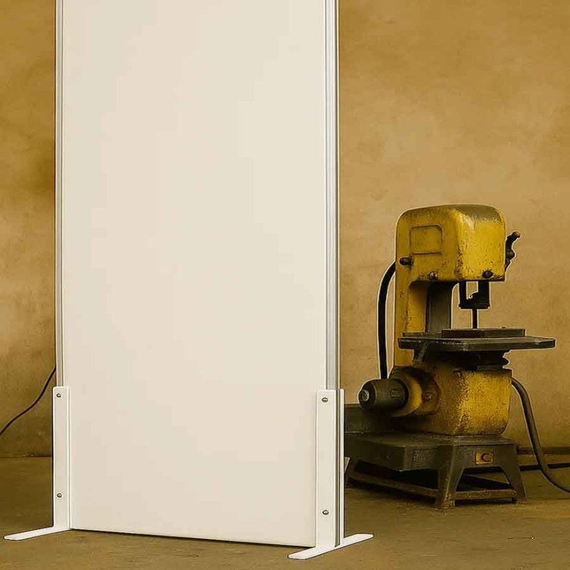 Priemyselný paravan Industry biely