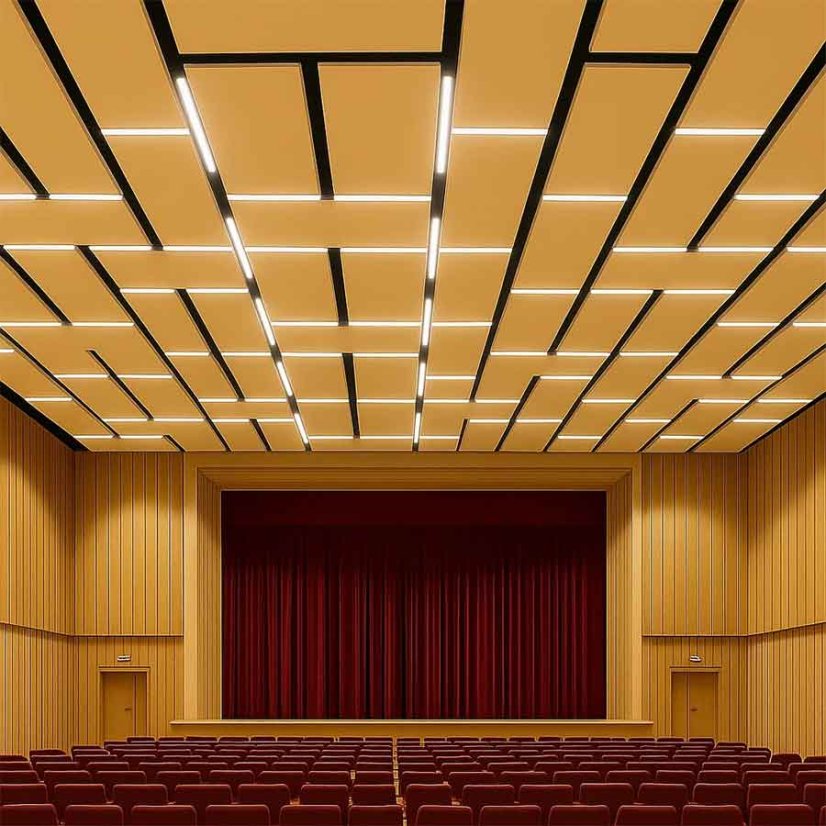 Oblaky Neo s liniovymi svietidlami