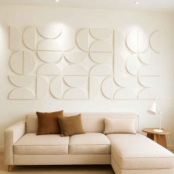 Filcové polkruhy Semi Art