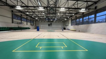 Telocvična Petržalka s panelmi AKufon BL a Ekosound Hard