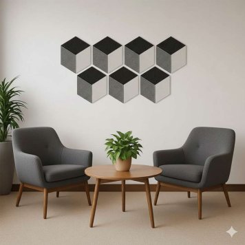 Akustické obkladačky kocky