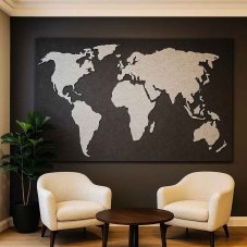 Felt mapa World
