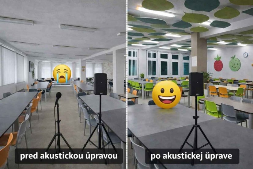 Akustické oblaky - listy