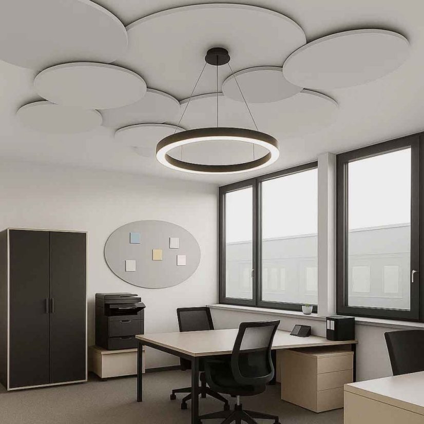 Akustické kruhy s nastenkou