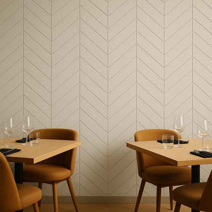 V-cut panel vzor Fishbone