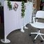 Paravan s nožičkami rozmer 1300x1200mm farba light Grey a light camel