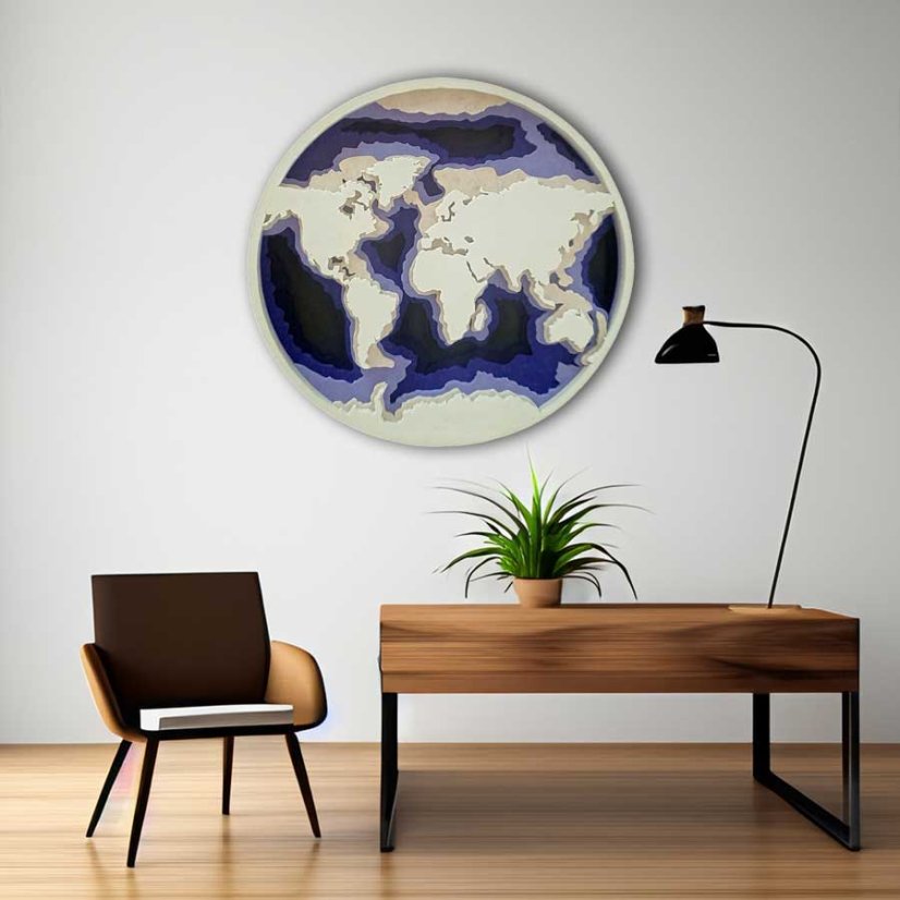 Ukážka Feltpix World v interiéry