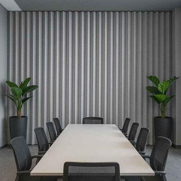 Panel Accordeon farba silver Grey