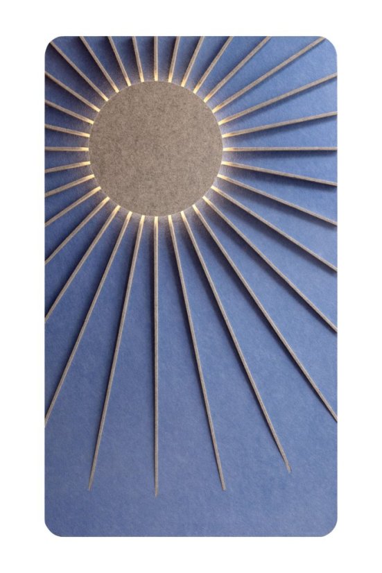 Akustické svietidlo - Sun - Rozmer panelu: 1200x600mm, Vyberte tvar: bez rámiku,oble rohy