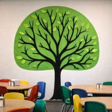 Strom B zelena koruna + listy