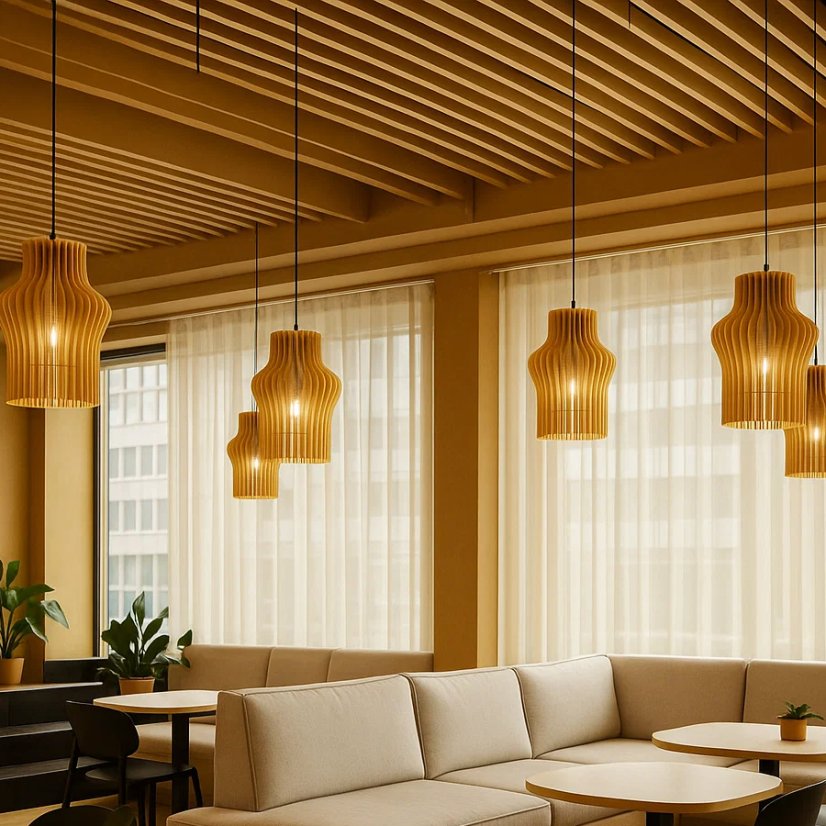 Akustické lamely Felt line-strop