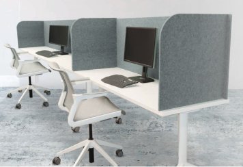 Oddelenie a odhlučnenie pracovného stola