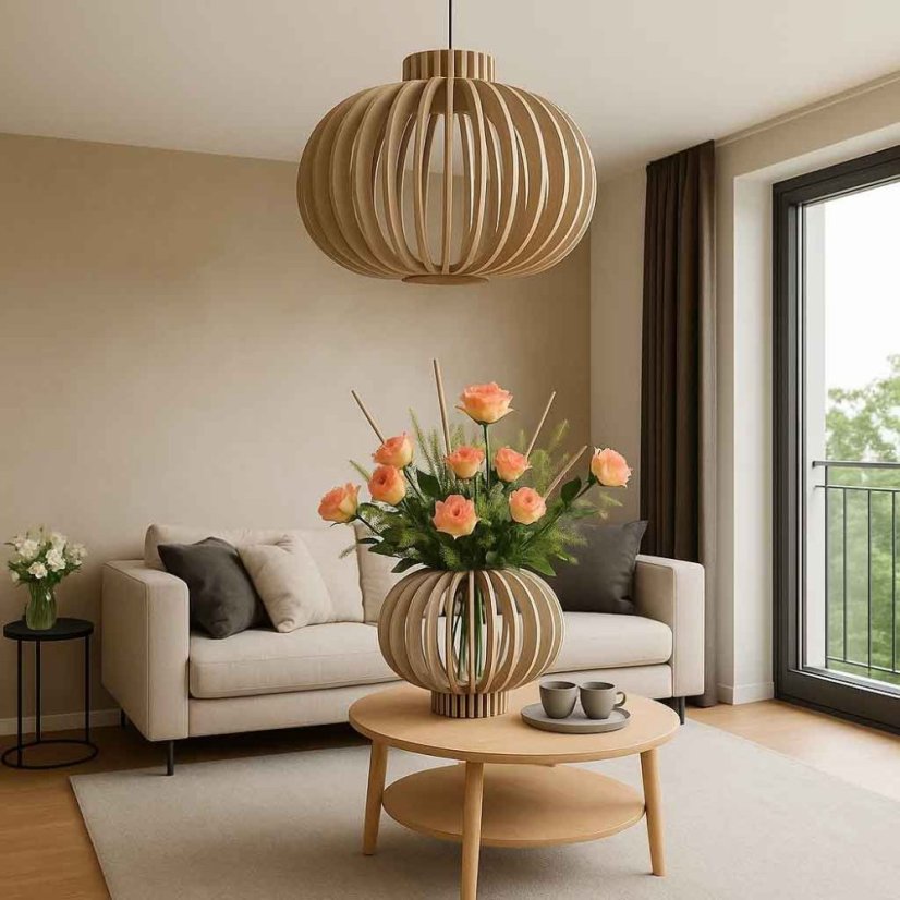 akustická lampa a váza Katrin 