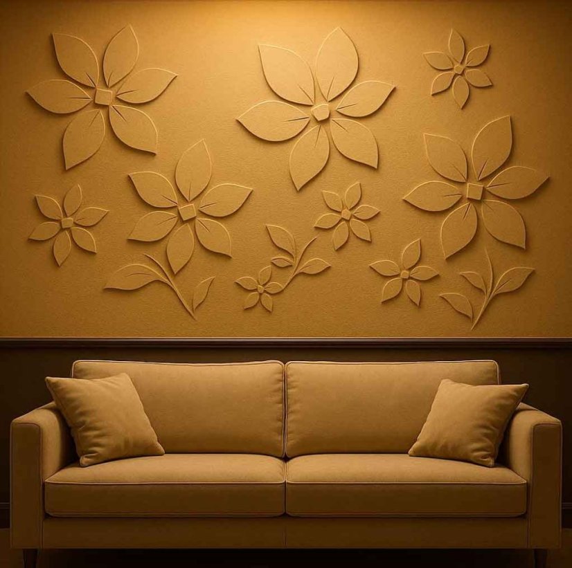 celoplošný panel OBIFORM 3D Jasmin