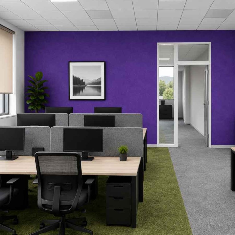 Akustický panel Ekosound Hard - Dostupné farby  PET panelov 9,18 mm: Violet 23 - rozmer 1200 x 2800 mm