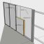 Akustický panel Industry- varianty - Rozmer panelu: 600x1000mm, Hrubka panelu: 50mm, Profily na montáž panelov: U profil