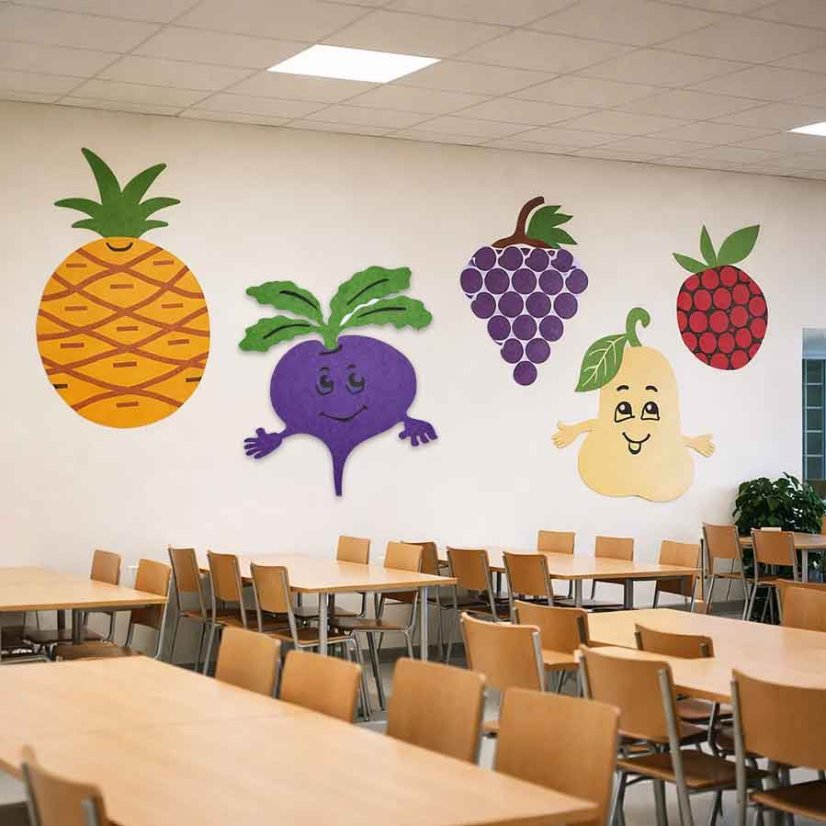 Akustické dekorácie do školskej jedalne 