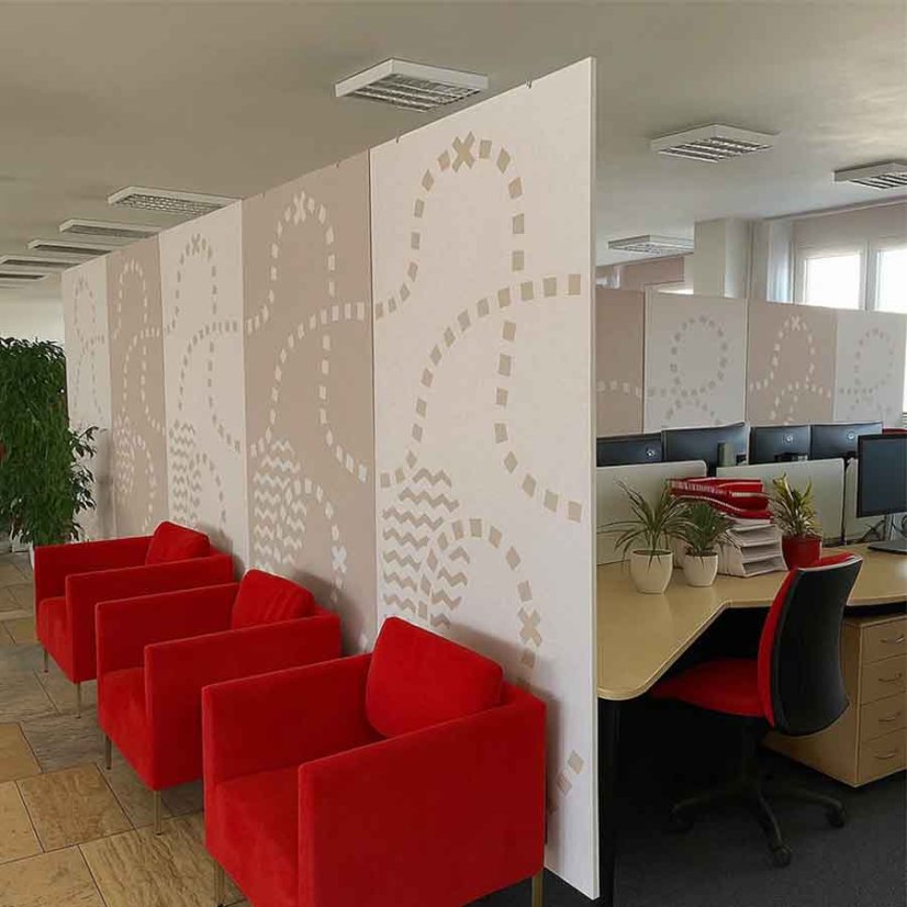 Závesný paraván a panel Frederika