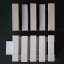 Felt line acoustic slats