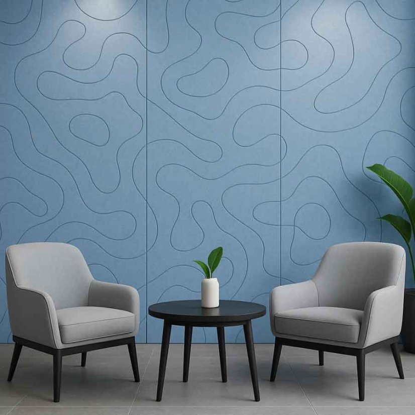 Frézovaný panel Ekosound V-cut vzor Dragoon