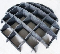 Grid kupola 14 rebier priemer 1200mm farba antracit