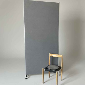 Paraván čalúnený mobilný EDIT v U profiloch