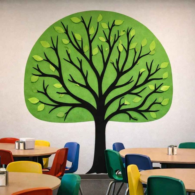 Strom B zelena koruna + listy