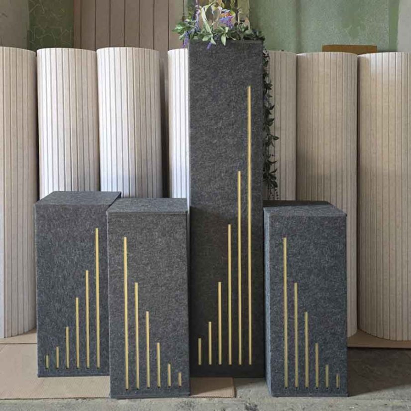 Akustický stlp CUBE - Akustický stlp: výška 1200mm