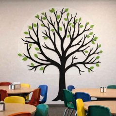 Strom B biela koruna + listy Strom B biela koruna + listy