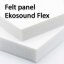 Modular B Natur - Farba: Biela, Hrúbka: 40mm, Rozmer: 600x600mm